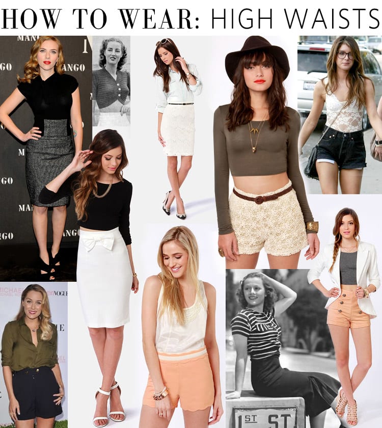 shirts for high waisted shorts