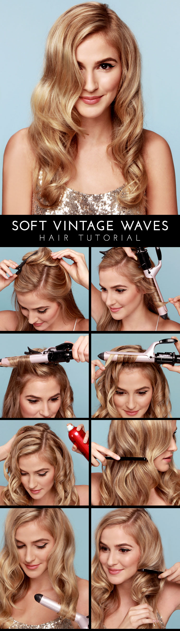 Lulus How-To: Soft Vintage Waves Hair Tutorial | Lulus Blog
