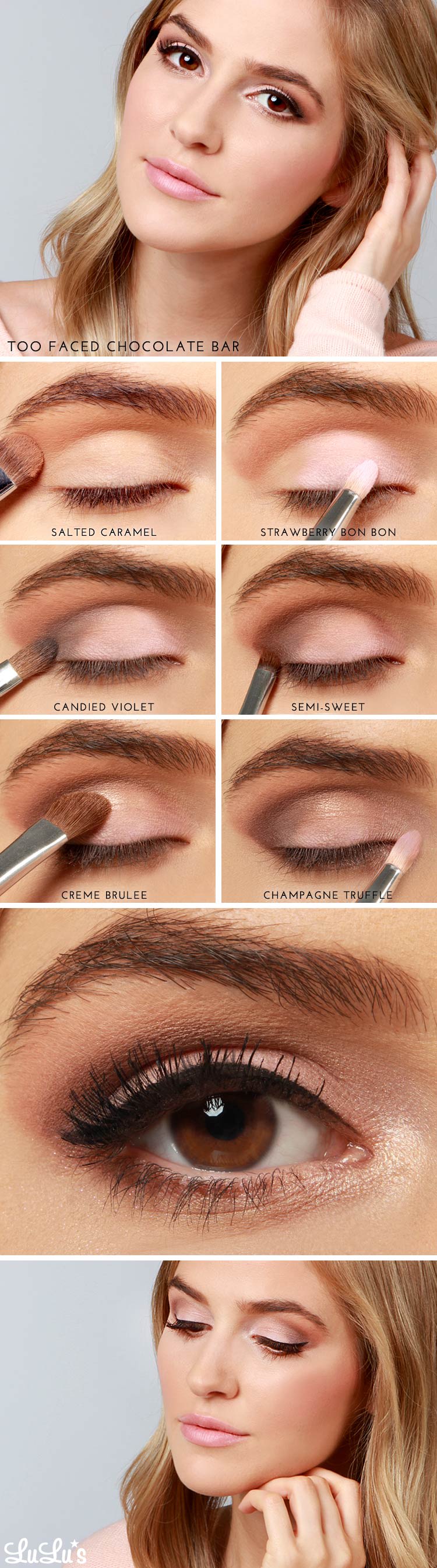 Blinke gård Martyr Lulus How-To: Too Faced Chocolate Bar Eye Shadow Tutorial