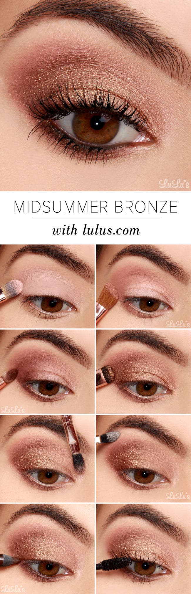 Lulus How-To: Midsummer Bronze Eyeshadow - Lulus.com Fashion Blog