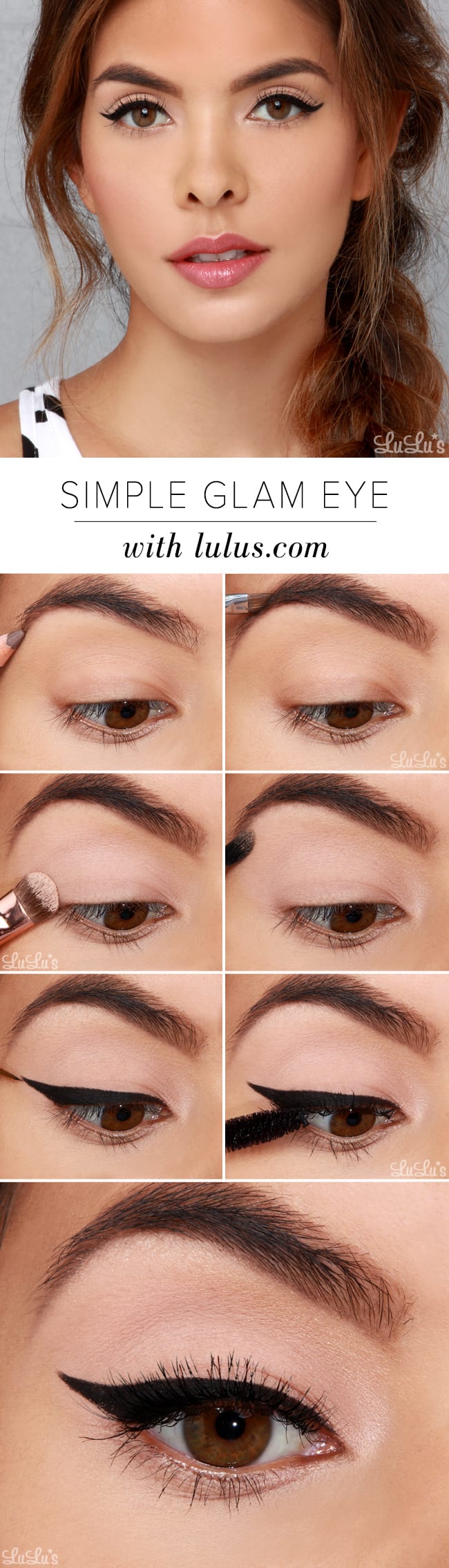 Lulus How-To: Simple Glam Eye Makeup Tutorial - Lulus.com Fashion