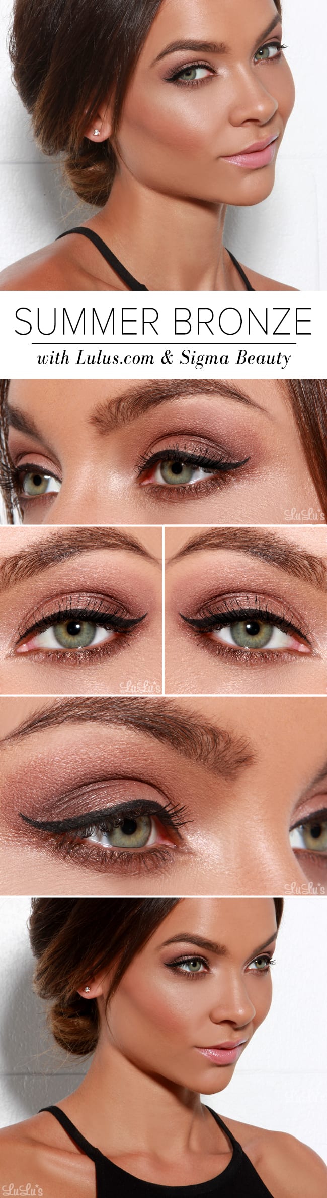 the Look: Bronze Makeup with Sigma Beauty! - Lulus.com Fashion Blog
