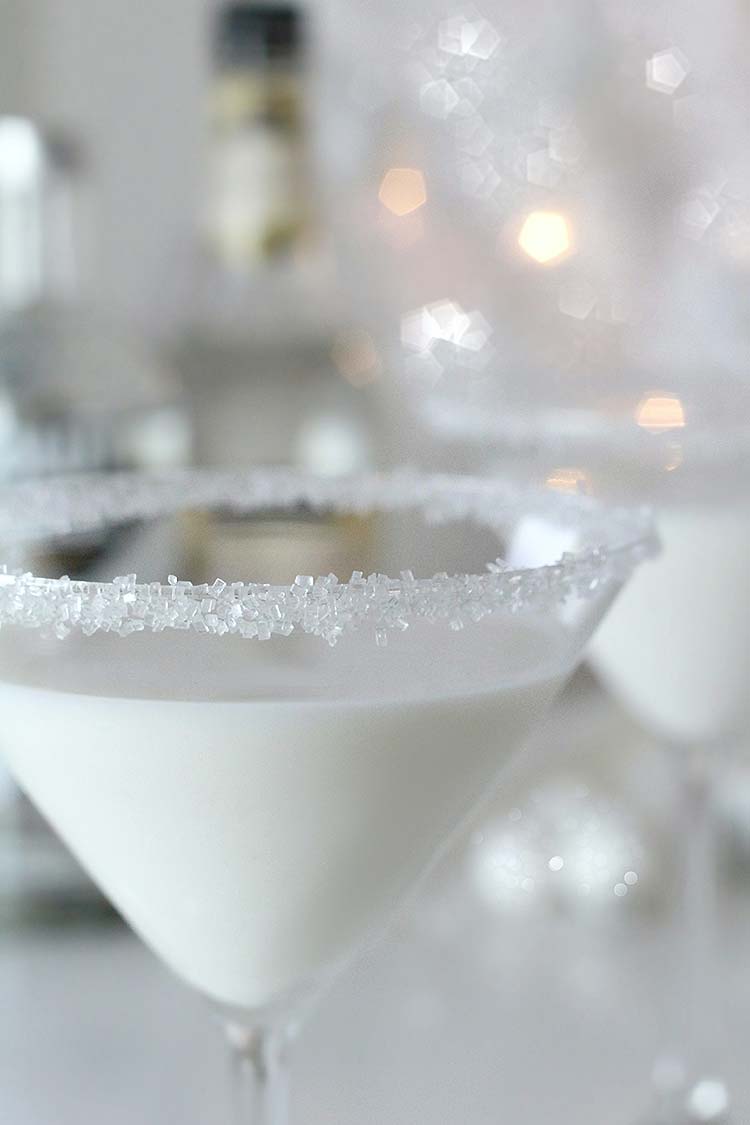White Chocolate Snowflake Martini Fashion Blog