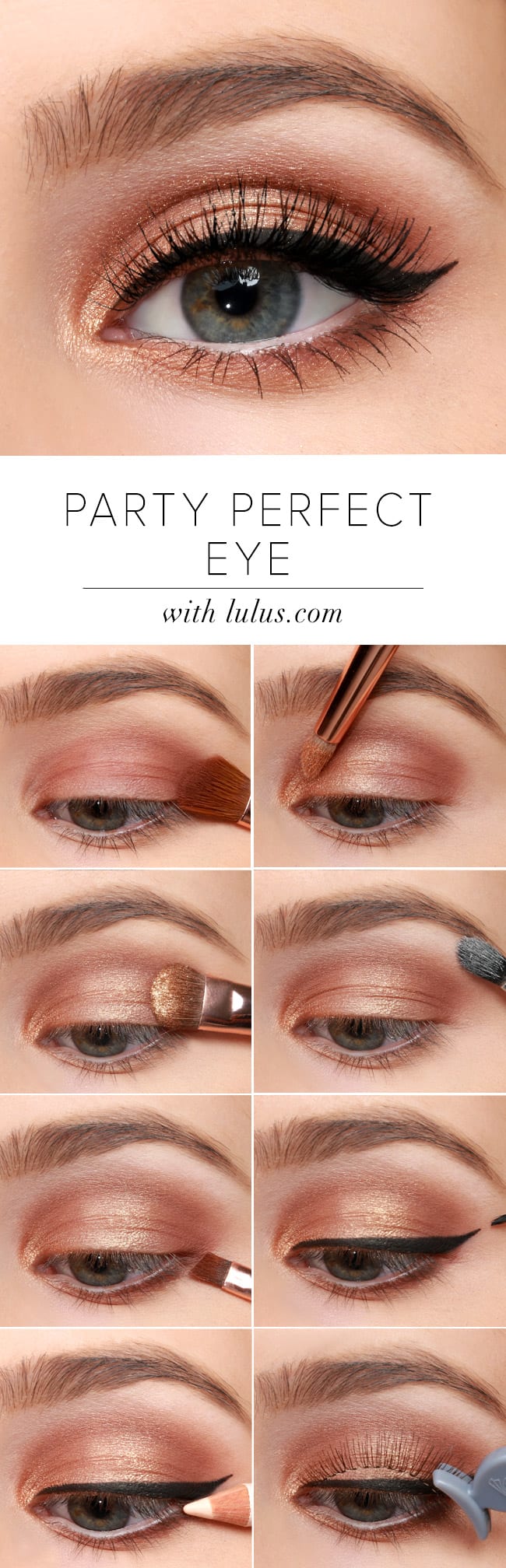 How-To: Party Perfect Eye Makeup Tutorial - Lulus.com Fashion Blog