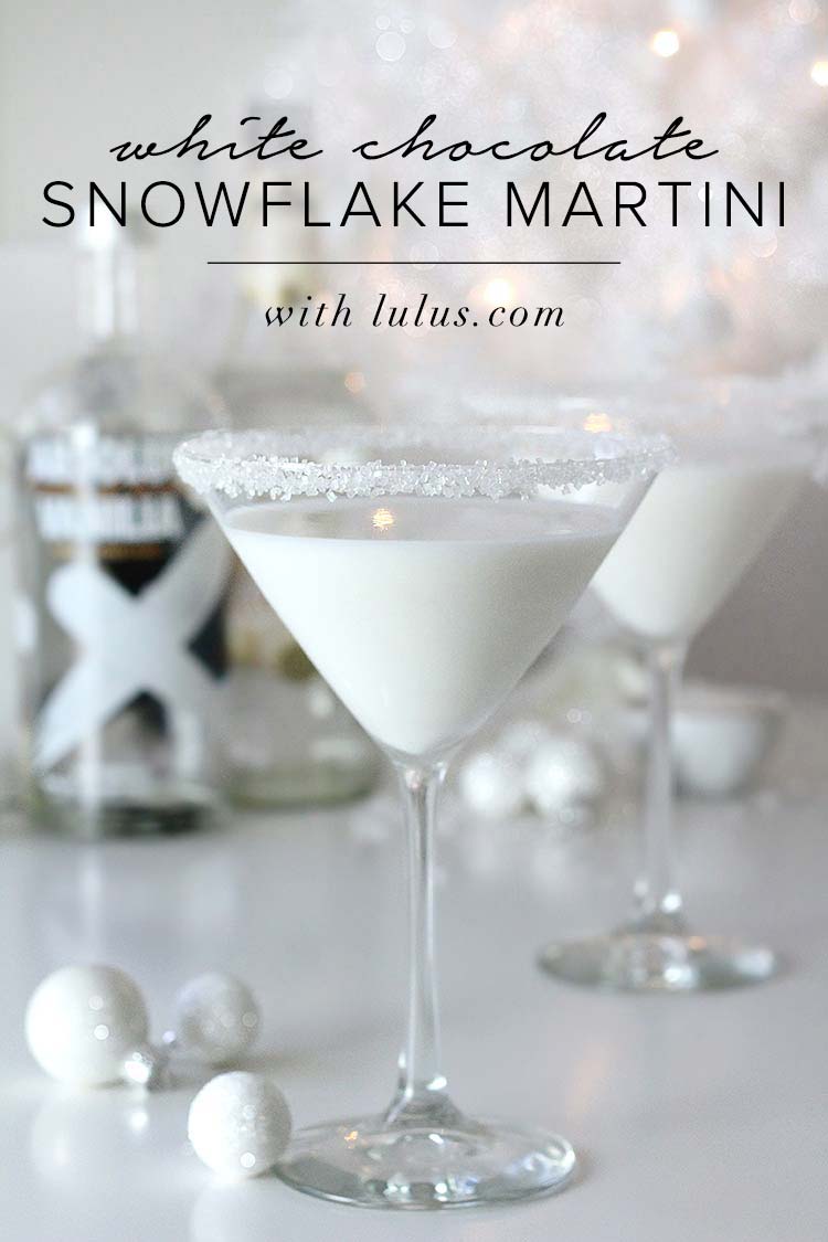 White Chocolate Snowflake Martini - Lulus.com Fashion Blog