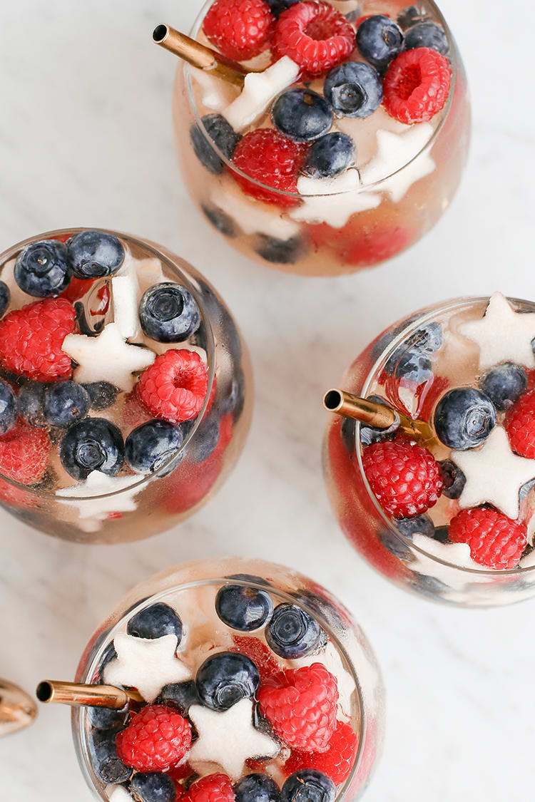 Star-Spangled Spritzer - overhead view