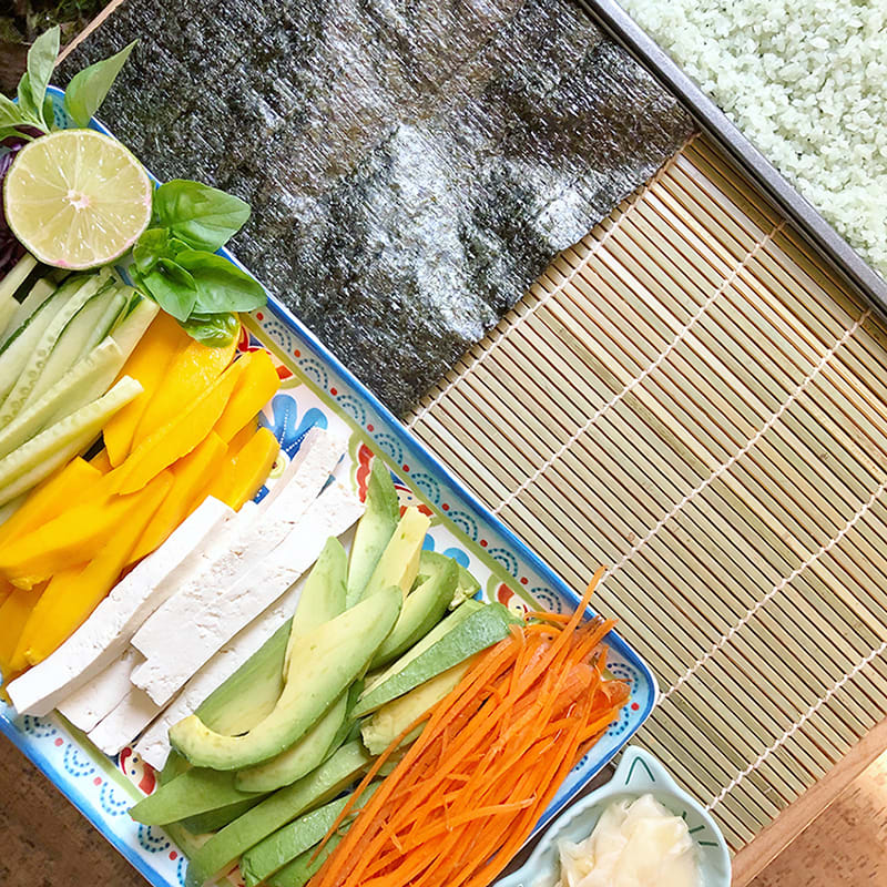 sushi ingredients and fillings
