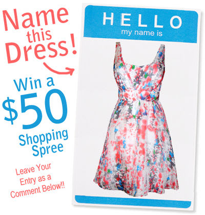 Cute Dresses Online on This New Unnamed And Adorable Dress Needs To Be Named To Be Put Online