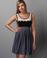 Blueberry Breakfast Tea Dress