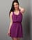 Larkspur Dress in Grape