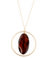 Through Hoops Agate Necklace