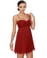 Isn't It Romantic Pleated Red Dress