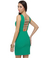 Peek-Me-Up Teal Dress