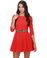 Darling Deneuve Orange Red Dress