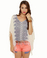 Billabong Water Gypsea Print Poncho Top