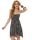Billabong Bretton Bandeau Grey Print Dress