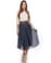 Costa Blanca Wyeth Blue Midi Skirt