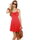 Just Wanna Have Fun Coral Red Dress