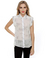 Cloud and Proud White Button-Up Top