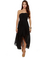 Lights Out Strapless Black Dress