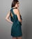 Windswept Beauty Dark Teal Dress