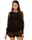 Post Meridian Beaded Black Top