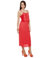 Tulle Carnelian Cameo Red Maxi Dress