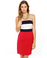 Ferry Tales Strapless Color Block Dress