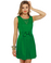 Rehearsal Dinner Sleeveless Green Dress