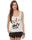Obey Graffiti Rose White Tank Top
