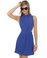 No Doubt Cutout Blue Dress