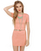 Photogenic Short Sleeve Light Pink Dress