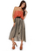 Exotic Print-cess Orange Print Dress