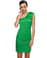 Balsam Fir One Shoulder Green Dress