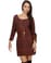 Volcom Throw Me a Bone Red Print Dress