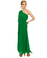 All Ruffled Up Green Maxi Dress