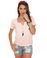 Black Sheep Bohemian Distressed Pink Top