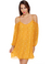 I Heart You Yellow Print Dress
