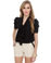 Wordsmith Short Sleeve Black Top