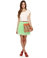 Jill Frost Mint Green Mini Skirt