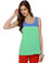 Maldives Color Block Mint Top