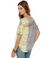 Going to Glastonbury Slashed Tie-Dye Top