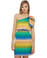 Soak Up the Sun Striped One Shoulder Dress