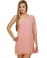 Sunup One Shoulder Petal Pink Dress