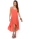 Point Break High-Low Coral Dress