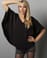 Major League Oversized Top in Black