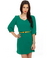 Gem of the Woods Belted Teal Dress