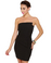 Polite to Point Strapless Black Dress