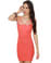 Past Curfew Coral Dress