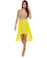 For Keeps Taupe and Yellow Dress